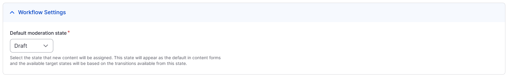 content moderation workflows admin config settings